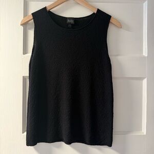 Eileen Fisher Black Wool Tank Top